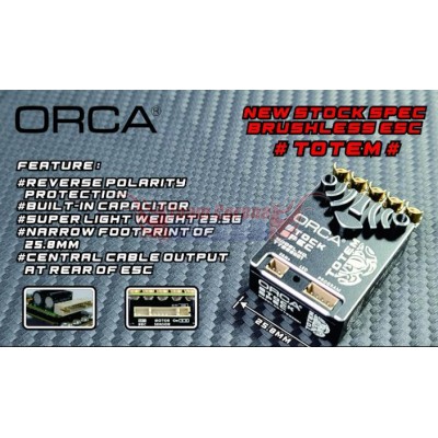 Orca Totem 80A Stock Brushless Electronic Speed Controller ESC
